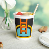 Gobelets En Papier Icône Piscine