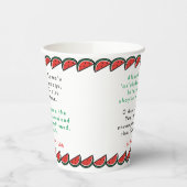 Gobelets En Papier Iftar gratuit avec le fast du'as en Ramadan (Gauche)