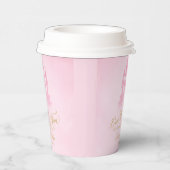 Gobelets En Papier Il Était Une Fois Un Baby shower De Fille De Châte (Droite)