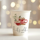 Gobelets En Papier Il fait froid dehors