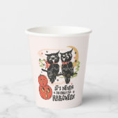 Gobelets En Papier Il n'est jamais trop tôt pour Halloween (Recto)