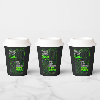 Gobelets En Papier Il n'y a pas de Cloud Tasses en Papier Drôle pour