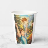 GOBELETS EN PAPIER IL N'Y A RIEN DE TEL QU'UNE BONNE TOUCHE AVEC PAPA (Verso)