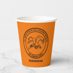 Gobelets En Papier Illinois State Politicians Prison Tasses Papier