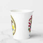 Gobelets En Papier Illinoisan Flag & Seal, Flag of Illinois (Droite)