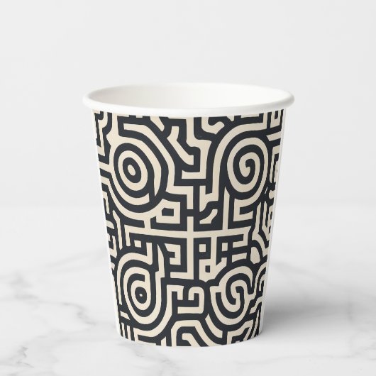 Gobelets En Papier Illusion optique (Verso)