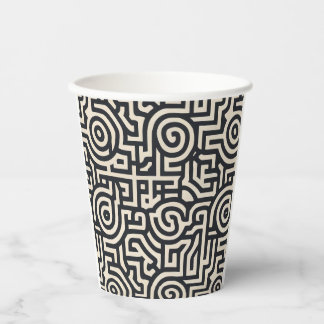 Gobelets En Papier Illusion optique