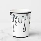 Gobelets En Papier Illusion optique 2D Comic Anniversaire (Verso)