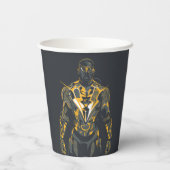 Gobelets En Papier Illustration Black Lightning (Verso)