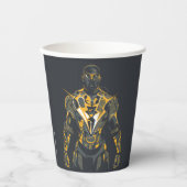 Gobelets En Papier Illustration Black Lightning (Recto)