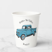 Gobelets En Papier Illustration classique de la caricature pour camio (Verso)