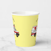 Gobelets En Papier Illustration d'ambulance (Gauche)