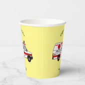 Gobelets En Papier Illustration d'ambulance (Droite)