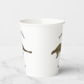 Gobelets En Papier Illustration d'Ankylosaurus (Gauche)