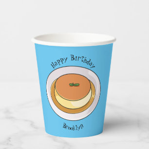 Gobelets En Papier Illustration de caramel de crème