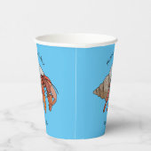 Gobelets En Papier Illustration de crabe ermite (Droite)