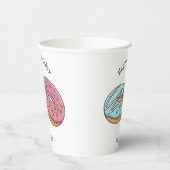 Gobelets En Papier Illustration de Donut (Gauche)