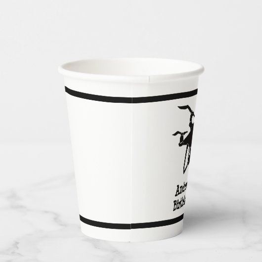 Gobelets En Papier Illustration de drone noir et blanc fête d'anniver (Droite)