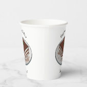 Gobelets En Papier Illustration de gâteau de Tiramisu (Droite)