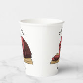 Gobelets En Papier Illustration de jambon (Droite)