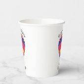 Gobelets En Papier Illustration de la montgolfière (Gauche)