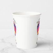 Gobelets En Papier Illustration de la montgolfière (Droite)