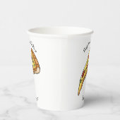 Gobelets En Papier Illustration de la pizza (Droite)