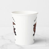 Gobelets En Papier Illustration de lézard géant affamé (Droite)