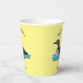 Gobelets En Papier Illustration de Loon bird (Droite)