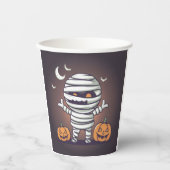 Gobelets En Papier Illustration de maman mignonne Halloween tasse de (Recto)