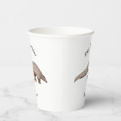 Gobelets En Papier Illustration de Pangolin (Droite)