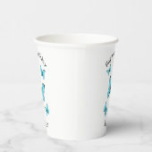 Gobelets En Papier Illustration de papillons Morpho (Droite)