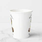 Gobelets En Papier Illustration de serpent à cobra Brown (Droite)