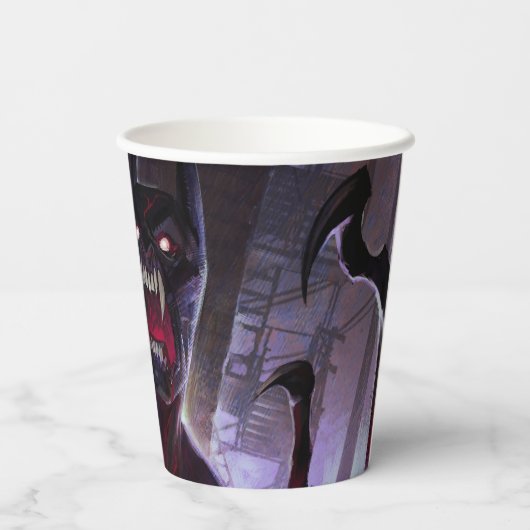 Gobelets En Papier Illustration de Vampire Batman en crise infinie (Verso)