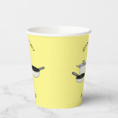 Gobelets En Papier Illustration des jeux de cuisine (Gauche)