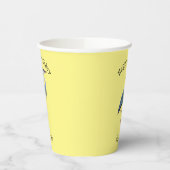 Gobelets En Papier Illustration du grand héron bleu (Gauche)