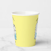 Gobelets En Papier Illustration du lait (Gauche)