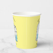 Gobelets En Papier Illustration du lait (Droite)