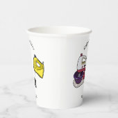 Gobelets En Papier Illustration du mixer (Droite)