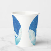 Gobelets En Papier Illustration du Petit Renard arctique (Vulpes lago (Gauche)