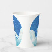 Gobelets En Papier Illustration du Petit Renard arctique (Vulpes lago (Droite)