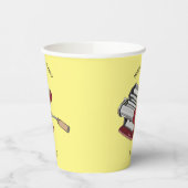 Gobelets En Papier Illustration d'un fabricant de pâtes alimentaires (Gauche)