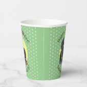 Gobelets En Papier Illustration d'un grand joyeux gorille (Droite)