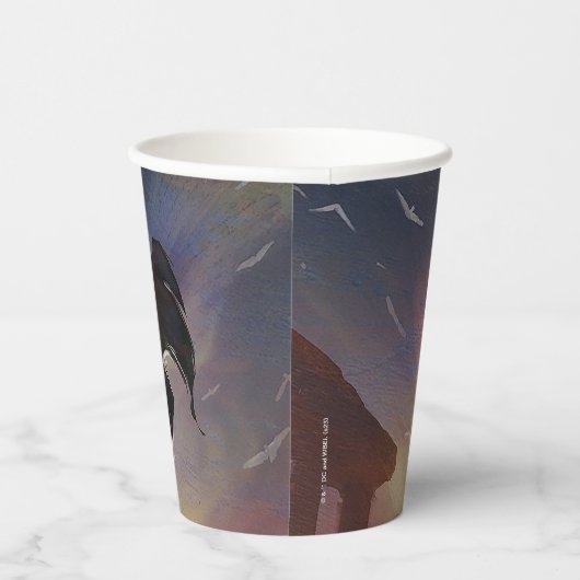 Gobelets En Papier Illustration d'une femme en crise infinie (Droite)