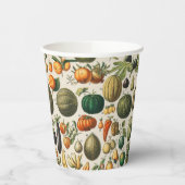 Gobelets En Papier Illustration scientifique végétale des fruits (Gauche)