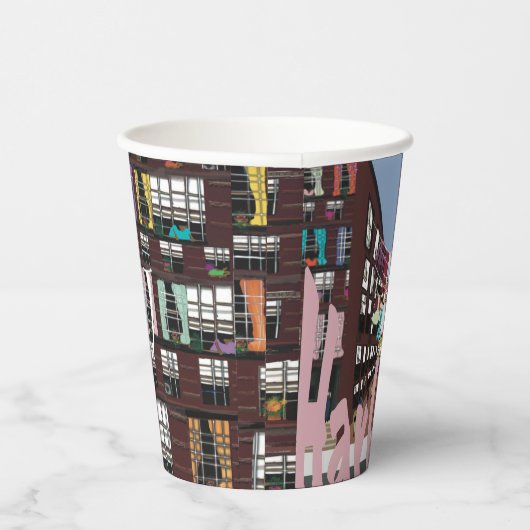 Gobelets En Papier iLOVEHarlem tasse en papier (Droite)