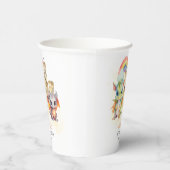 Gobelets En Papier Imaginaire Cute Dragon Castle Rainbow Anniversaire (Droite)