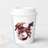 Gobelets En Papier Imaginaire Ruby Red Dragon (Verso)