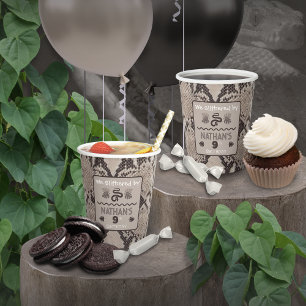 Gobelets En Papier Impression Animal Serpent Taupe Anniversaire