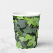 Gobelets En Papier Impression botanique verte Ivy (Gauche)